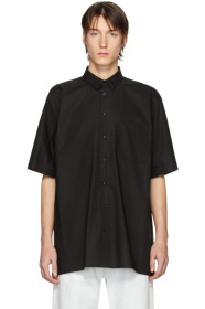 Raf Simons - Black 'Youth Reanimator' Big Fit Short Sleeve Shirt