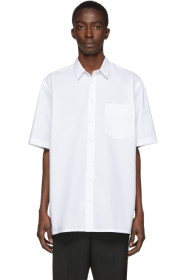 Raf Simons - White Big Fit Short Sleeve Shirt