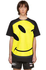 Raf Simons - Black Smiley Oversized T-Shirt