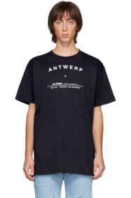 Raf Simons - Navy Tour Antwerp T-Shirt