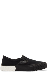 both - Black Pop Tyres Slip-On Sneakers