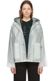 Proenza Schouler - Off-White Short Lined Rain Jacket