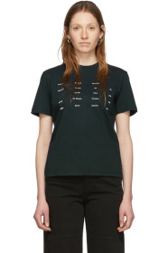 Proenza Schouler - Black 'Proenza Schouler White Label' Address Logo T-Shirt