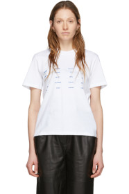 Proenza Schouler - White 'Proenza Schouler White Label' Address Logo T-Shirt
