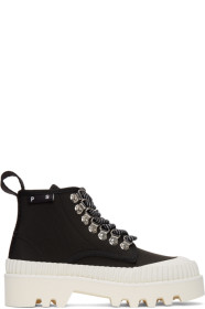 Proenza Schouler - Black & White Hiking Boots