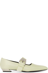 Proenza Schouler - Yellow Mary Jane Slip-On Loafers