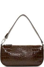 BY FAR - Brown Rachel Baguette Bag