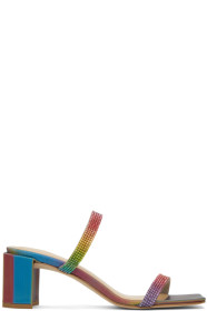 BY FAR - Multicolor Crystal Tanya Heeled Sandals