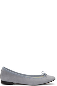 Repetto - Blue Suede Cendrillon Ballerina Flats