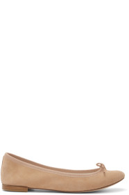 Repetto - Tan Suede Cendrillon Ballerina Flats