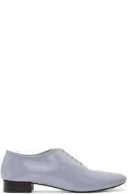 Repetto - Grey Patent Zizi Oxfords