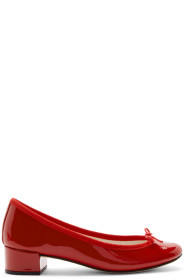 Repetto - Red Patent Camille Ballerina Heels