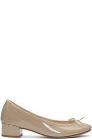 Repetto - Beige Patent Camille Ballerina Heels