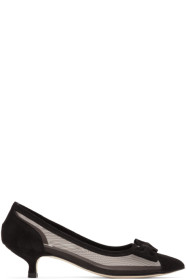 Repetto - Black Suede Nella Heels