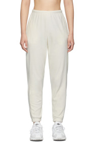 Gil Rodriguez - SSENSE Exclusive Off-White Velour Beachwood Lounge Pants