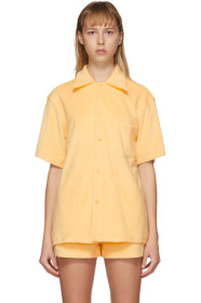 Gil Rodriguez - SSENSE Exclusive Yellow Terry Bowling Shirt