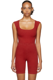 Gil Rodriguez - Red El Tigre Cap Sleeve Bodysuit