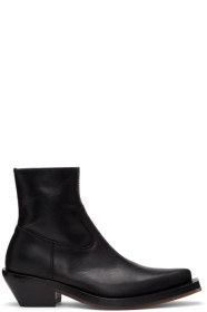 ION - Black Pointed Boots