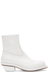 ION - White Squared Boots