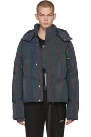 C2H4 - Blouson en duvet gris Stitch
