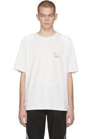 C2H4 - T-shirt blanc Distorted Horizon Coordinate