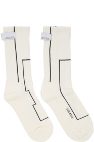 C2H4 - Chaussettes blanches STAI Linellae Label