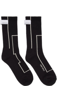 C2H4 - Chaussettes noires STAI Linellae Label