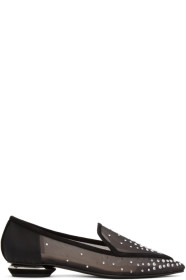 Nicholas Kirkwood - Black Mesh Beya Loafers