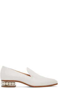 Nicholas Kirkwood - Mocassins blancs Croc Casati