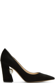 Nicholas Kirkwood - Chaussures à talons hauts en suède noires Miri