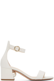 Nicholas Kirkwood - White Croc Miri 55 Sandals