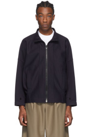 132 5. ISSEY MIYAKE - Navy Composite Jacket
