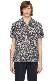 Officine Générale - Black & White Seersucker Dario Short Sleeve Shirt