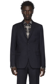 Officine Générale - Navy Wool Pinpoint 375 Blazer