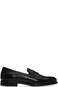 Officine Générale - Black Mika Penny Loafers