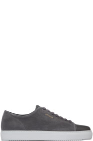 Axel Arigato - Grey Suede Cap-Toe Sneakers