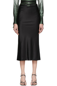 Christopher Esber - Black Wrapped Tie Skirt