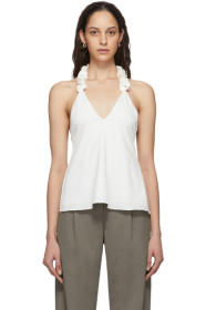 Christopher Esber - White Coiled Lei Cami Tank Top