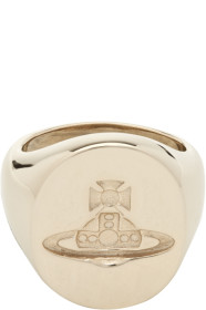 Vivienne Westwood - Bague dorée Seal