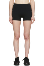 Wone - Black Flat Front Shorts