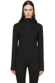 Wone - Black Warm-Up Polartec Half Zip Top