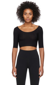 Wone - Black Classic Crop T-Shirt