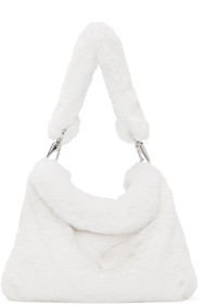 Stand Studio - White Teddy Luna Bear Bag