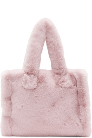 Stand Studio - Purple Faux-Fur Small Liz Tote