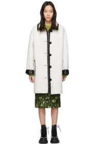 Stand Studio - White & Black Jacey Coat