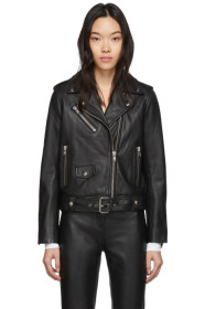 Stand Studio - Black Leather Polly Biker Jacket