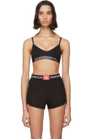 Calvin Klein Underwear - 黑色 Statement 两穿法式文胸