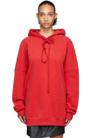 We11done - Pull à capuche rouge Back Logo