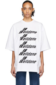 We11done - T-shirt blanc Front Logo
