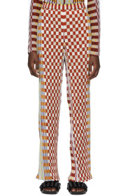 Julia Heuer - Red & Multicolor Peter Print Jack Trousers